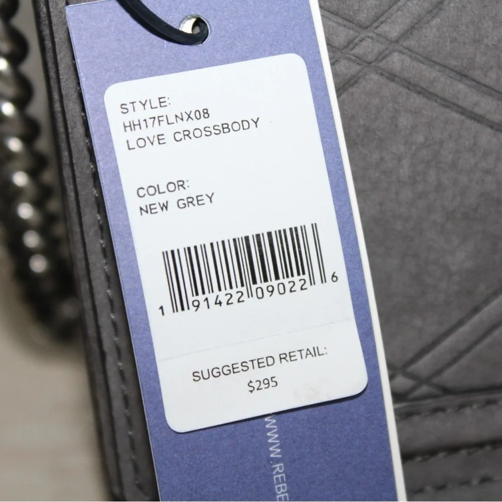 Rebecca Minkoff Grey Love Crossbody Bag - Picture 3 of 16